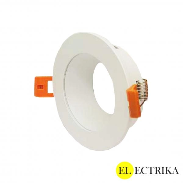 Electrica ներկառուցվող շրջանակ V սպիտակ կլոր