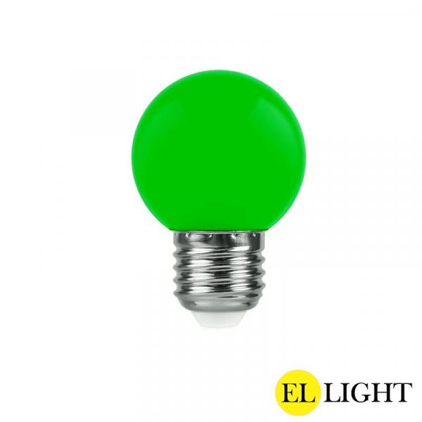 Ellight led լամպ E27 շարիկ G45 2W կանաչ 180Lm 1/100