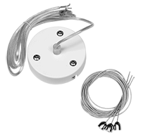 Varton Nimbus LED Pendant Light Kit 25W White 1.5m