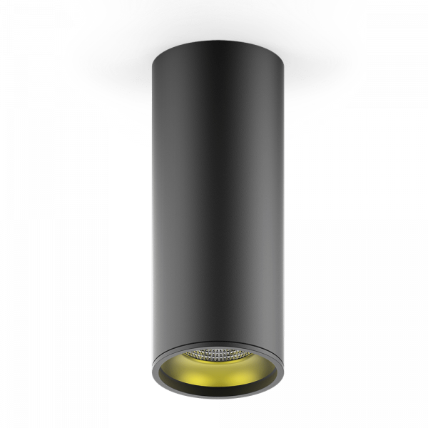 Gauss light 12W (HD009) 3000K black/gold 79x200mm