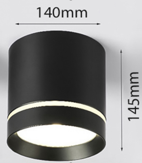 Electrica լուսատու արտաքին (M-K25) 25W 3000K սև