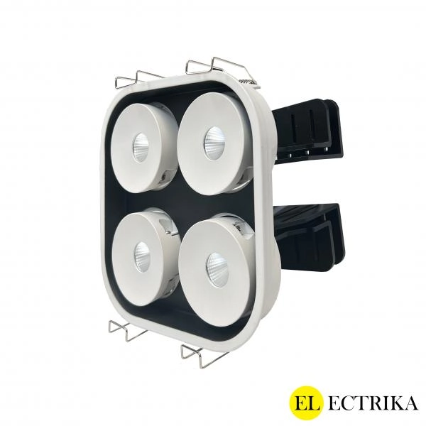 Electrica Armlight (S8548) ներկառուցվող շարժական 4x12W 3000K սպիտակ կլոր