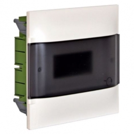 Legrand Flush-Mount Panel 8 Modules (Black Door)
