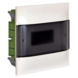 Legrand ներկառուցվող վահանակ 8 մոդուլ (սև դուռ)