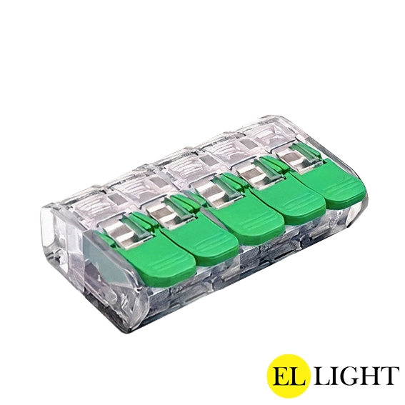 Ellight հաղորդալարի տերմինալ 221 (2x4.0մմ 5 լծակով) 1/40