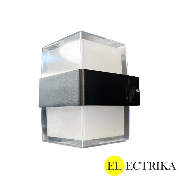 Electrica լուսատու ֆասադային (GMD-F843F/S-2v) 2x5W 3500K սև IP65