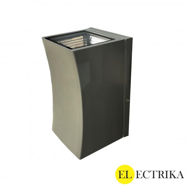  Electrica фасадный светильник (DFB2077) 2x5Вт 3500К черный IP65