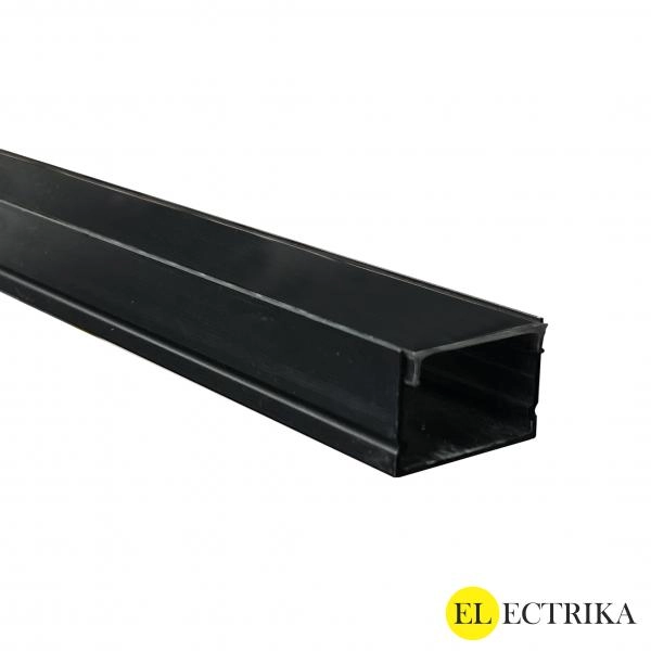 Electrica ալյումինե պրոֆիլ դիմապակիով սև/սև 30x20մմ (6մ)