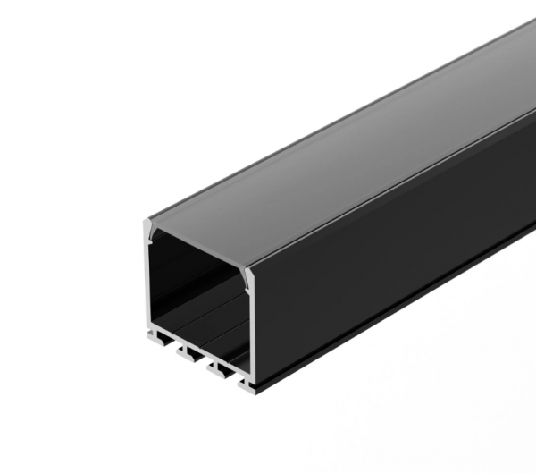 Arlight алюминиевый профиль Pls-Lock накладной 26x25мм (2м) черный