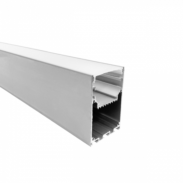 Electrica aluminum profile with cover 50x75mm (6m)