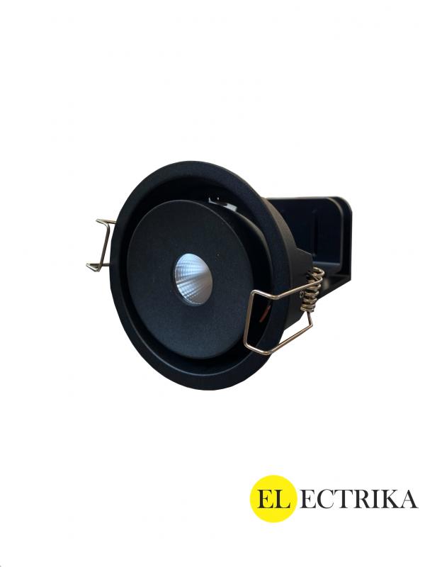 Electrica Armlight (R8612-BK) Recessed Movable 12W 4000K Black Round