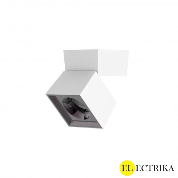 Electrica լուսատու արտաքին շարժական (X-9812) 12W 4000K քառակուսի սպիտակ