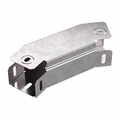 Промрукав horizontal cable tray 45° angle with cover 50x50 mm