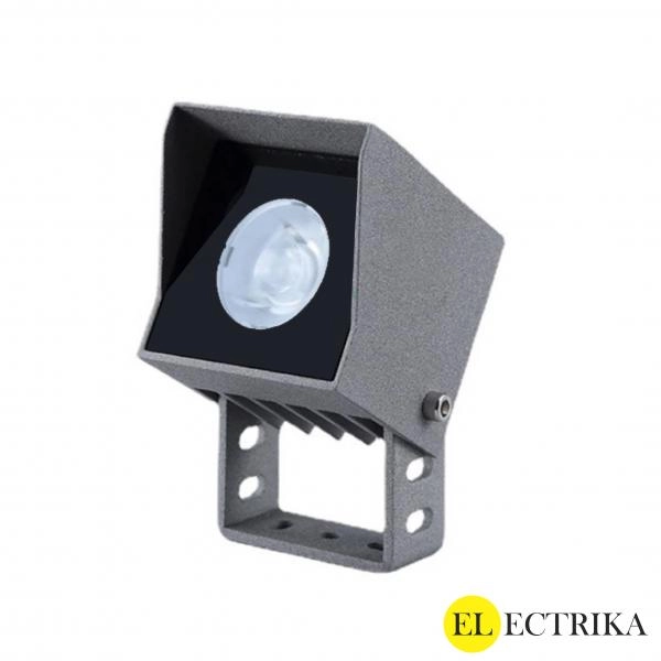 Electrica լուսատու ֆասադային (EL27783) 8W 3000K մոխրագույն IP65