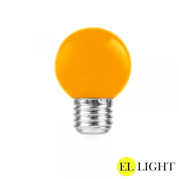 Ellight led լամպ E27 շարիկ G45 2W նարնջագույն 180Lm 1/100