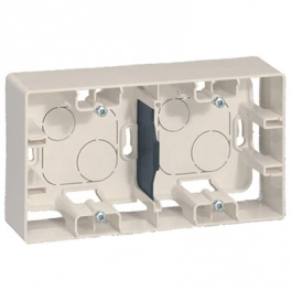 Legrand Niloe/Etika արտաքին մոնտաժման տուփ 2 տեղ փղոսկր