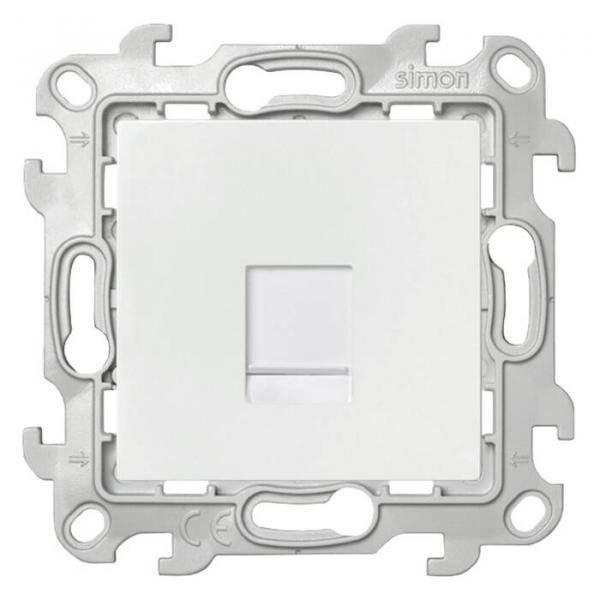 Simon24 компьютерная розетка белая RJ45 кат.6 (1/10)