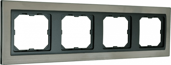 Titan Mane нестандартная рамка нержавеющая сталь 4 местная