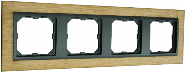 Titan Mane нестандартная рамка деревянная 4 местная