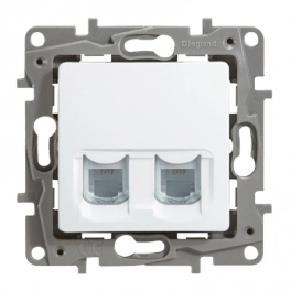 Legrand Niloe/Etika հեռախոս 2տեղ RJ11 սպիտակ