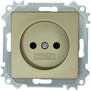 Titan Mane нестандартная розетка двухполюсная 16А 250В