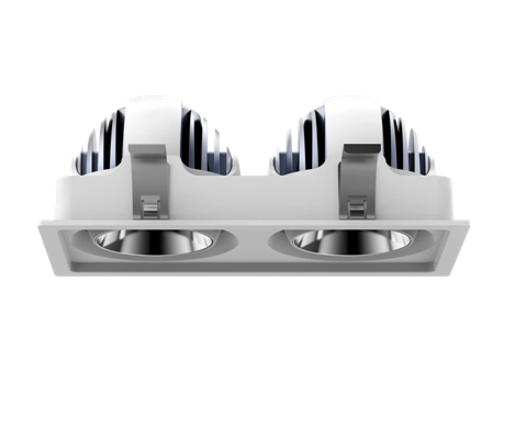 Electrica լուսատու (S-M12B) ներկառուցվող շարժական 2x12W 3000K սպիտակ-քրոմ