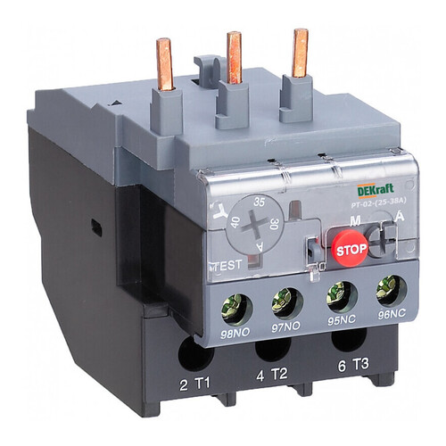 Тепловое реле RT-02-(25-38А)-30.0А-40.0А