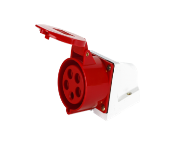 Surface socket 16A 5P (SF-115) IP44 red