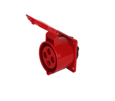 Վարդակ ներկառուցվող 32A 4P (SF-324) IP44 կարմիր
