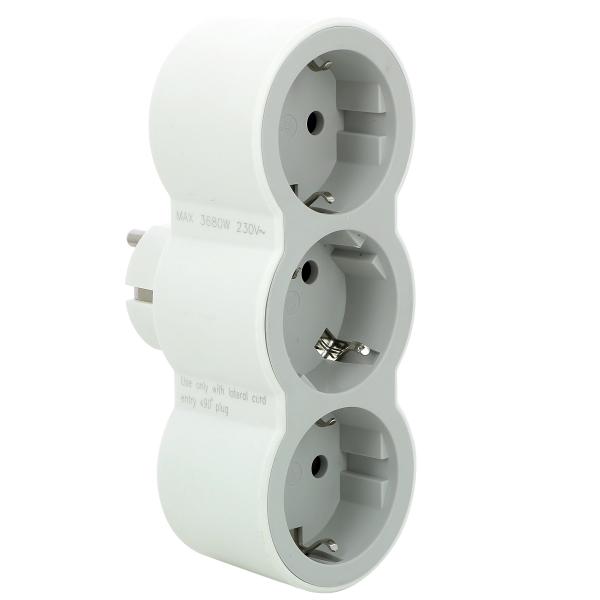 Legrand Elium патронный блок 16A стандарт 3 места белый