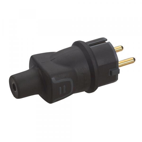 Legrand Розетка Elium 16A 230V резиновая черная