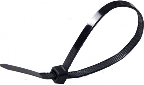 RUCELF Plastic Clamp Black 4x300mm STB-4x300-CH