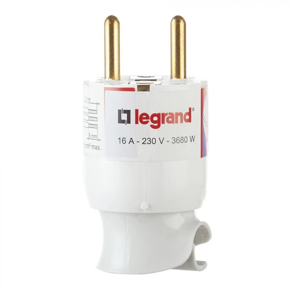 Legrand Elium խրոց 16А 230V պտտվող սպիտակ