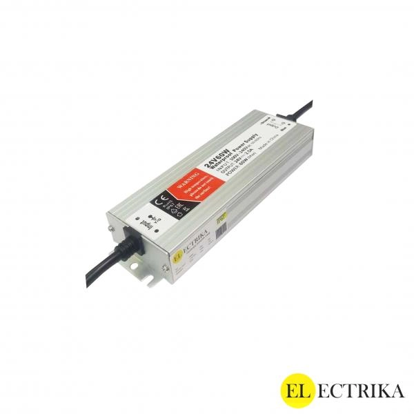 Electrica 24V սնուցման բլոկ 60W 2․5A հերմետիկ (173x54x25մմ) IP67