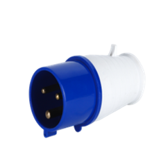 Plug 16A 3P (SF-013) IP44 blue