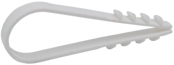 RUCELF Plastic Cable Clip 19–25mm Round (100 pcs) DX-19-25-KB