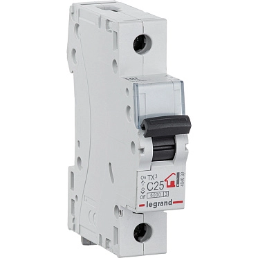 Legrand TX3 ավտոմատ անջատիչ 1P C25A 6ka 1/10/60