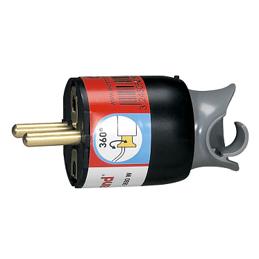 Legrand Elium խրոց 16А 230V պտտվող սև