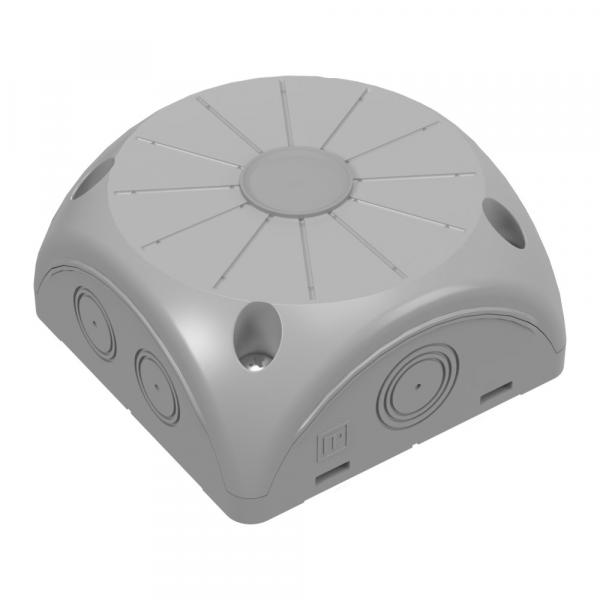 Промрукав distribution box (HF) 100x100x50 mm (20 pcs) camera gray