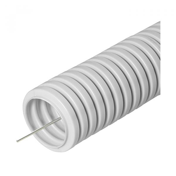 Промрукав flexible pipe gray thick wall (750 N) 16 mm (100 m)