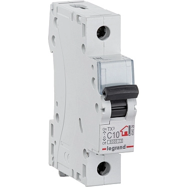 Legrand TX3 ավտոմատ անջատիչ 1P C10A 6ka 1/10/60