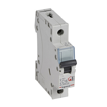 Legrand TX3 ավտոմատ անջատիչ 1P C16A 6ka 1/10/60