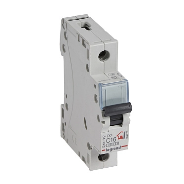 Legrand TX3 ավտոմատ անջատիչ 1P C16A 6ka 1/10/60