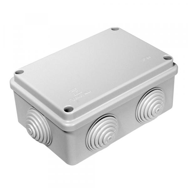 Промрукав distribution box (HF) 120x85x50 mm (200 pcs) gray