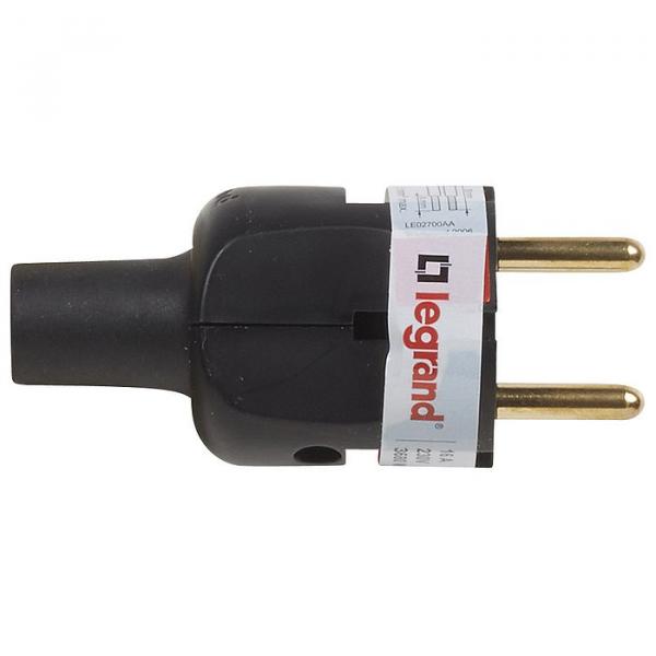 Legrand Elium прямой патрон 16A 230V черный