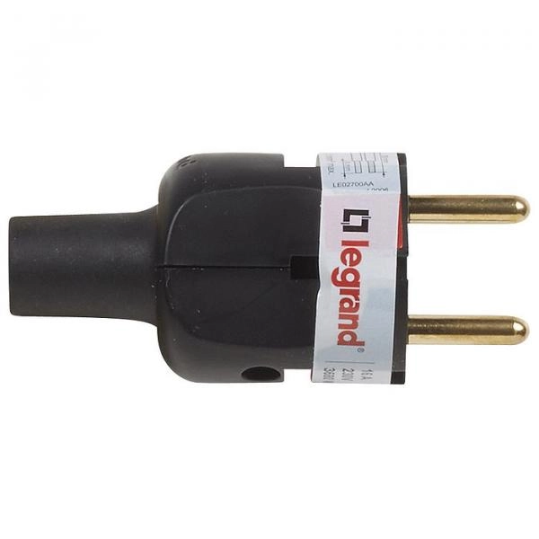 Legrand Elium խրոց ուղիղ 16A 230V սև