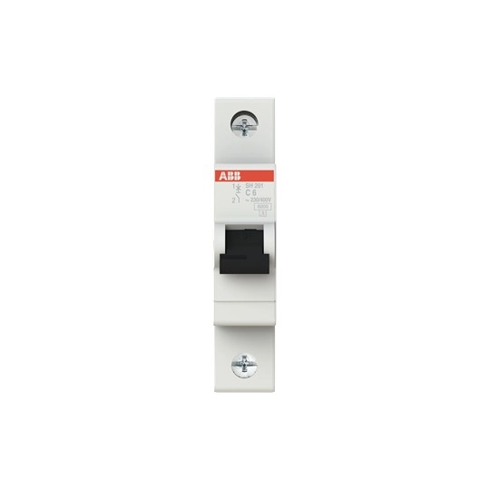 ABB circuit breaker SH201-C6 1/10