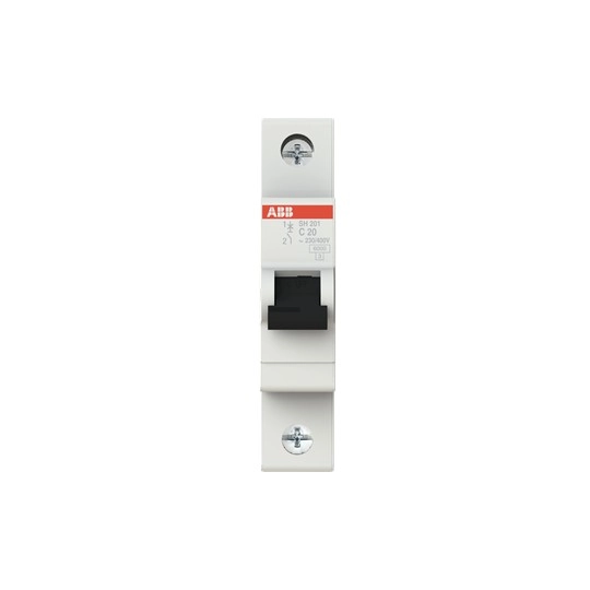 ABB circuit breaker SH201-C20 1/10