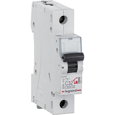 Legrand TX3 ավտոմատ անջատիչ 1P C32A 6ka 1/10/60