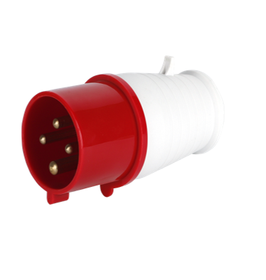 Plug 32A 4P (SF-024) IP44 red